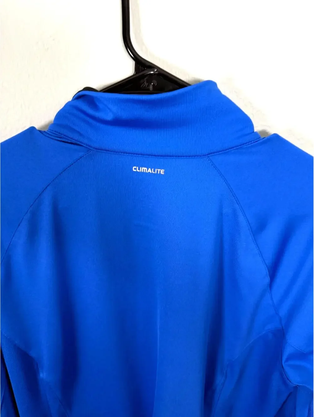 Adidas ClimaLite Full‎ Zip Track Jacket Blue Mens XL Athletic
